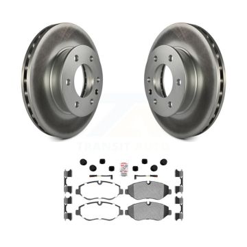 Front Coated Disc Brake Rotor Semi-Metallic Pad Kit For Sprinter 2500 Mercedes-Benz Dodge KGA-100877