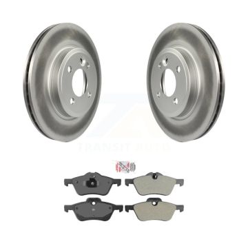 Front Coated Disc Brake Rotors And Semi-Metallic Pads Kit For Mini Cooper KGA-100886