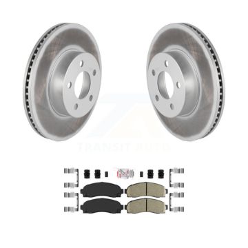 Front Coated Brake Rotors Ceramic Pad Kit For Ford Ranger Mazda B4000 Explorer Sport Trac KGA-100899