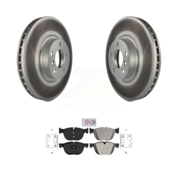 Front Coated Disc Brake Rotors And Semi-Metallic Pads Kit For BMW X5 X6 KGA-100904