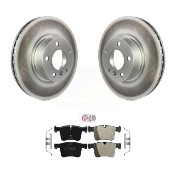 Front Coated Disc Brake Rotors And Semi-Metallic Pads Kit For BMW X3 X4 KGA-100924
