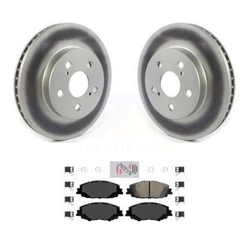 Front Coat Brake Rotor Ceramic Pad Kit For Toyota Corolla With 283mm Diameter KGA-101053