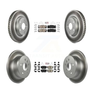 Front Rear Ceramic Pad Coated Brake Rotors Kit For Toyota Camry Lexus ES350 Avalon ES300h KGA-101184