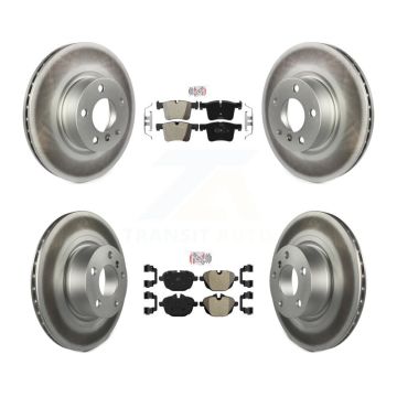 Front Rear Semi-Metallic Pads And Coated Disc Brake Rotors Kit For BMW X3 X4 KGA-101251
