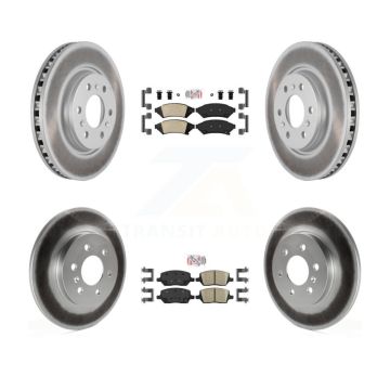 Front Rear Ceramic Pad Coat Brake Rotors Kit For Pontiac Montana Chevrolet Uplander Buick KGA-101445