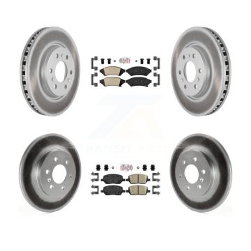 Front Rear Ceramic Pad Coat Brake Rotors Kit For Pontiac Montana Chevrolet Uplander Buick KGA-101447