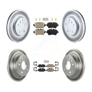 Front Rear Ceramic Pads And Coated Disc Brake Rotors Kit For Mini Cooper KGA-101733