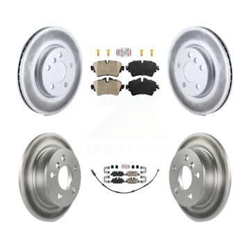 Front Rear Ceramic Pads And Coated Disc Brake Rotors Kit For Mini Cooper KGA-101735