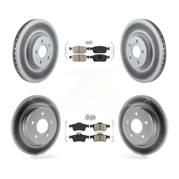 Front Rear Ceramic Pad Coated Brake Rotor Kit For Ford Focus ST With 320mm Diameter KGA-102466