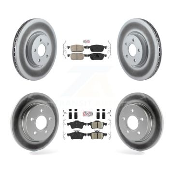 Front Rear Ceramic Pad Coated Brake Rotor Kit For Ford Focus ST With 320mm Diameter KGA-102467