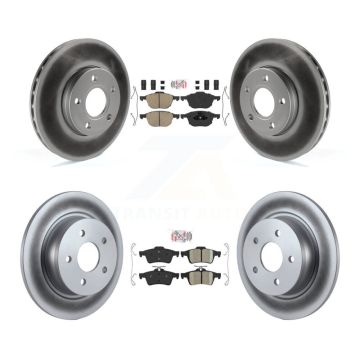 Front Rear Ceramic Pads And Coated Disc Brake Rotors Kit For Ford C-Max KGA-102470