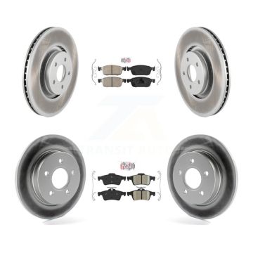 Front Rear Ceramic Pad Coated Brake Rotor Kit For Ford Focus ST With 335mm Diameter KGA-102487