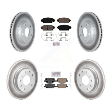 Front Rear Ceramic Pads And Coated Disc Brake Rotors Kit For Mazda CX-30 KGA-102833