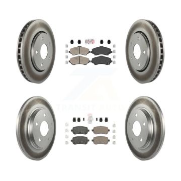 Front Rear Ceramic Pad Coat Brake Rotor Kit For Dodge Grand Caravan Journey Chrysler Town KGA-102924