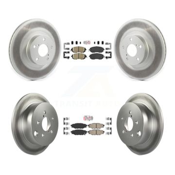 Front Rear Ceramic Pads And Coated Disc Brake Rotors Kit For Subaru Forester XV Crosstrek KGA-102948