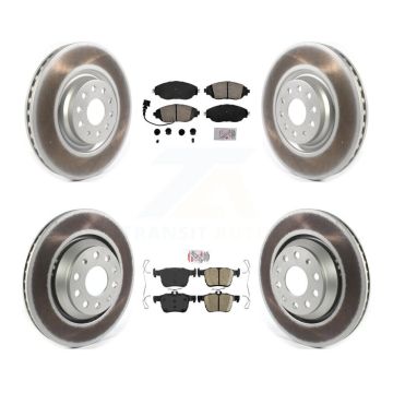 Front Rear Ceramic Pad Coat Disc Brake Rotor Kit For Volkswagen Arteon Audi S3 A3 Quattro KGA-103349
