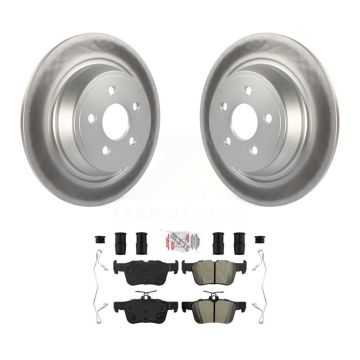 Rear Coat Brake Rotor Semi-Metallic Pad Kit For Ford Edge Fusion Lincoln Nautilus MKX MKZ KGA-103404