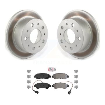 Rear Coated Brake Rotors Semi-Metallic Pad Kit For 2014-2021 Ram ProMaster 2500 3500 1500 KGA-103409