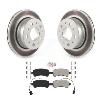 Rear Coated Brake Rotors Semi-Metallic Pad Kit For 2014-2021 Ram ProMaster 2500 3500 1500 KGA-103412