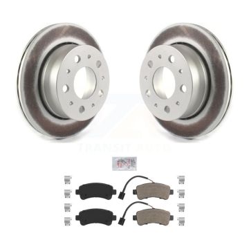 Rear Coated Brake Rotors Semi-Metallic Pad Kit For 2014-2021 Ram ProMaster 2500 3500 1500 KGA-103414