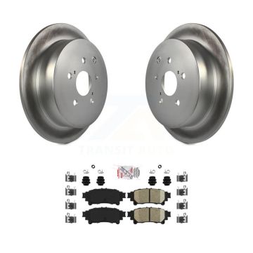 Rear Coated Brake Rotor & Ceramic Pad Kit For Toyota Sienna Highlander Lexus RX350 RX450h KGA-103426