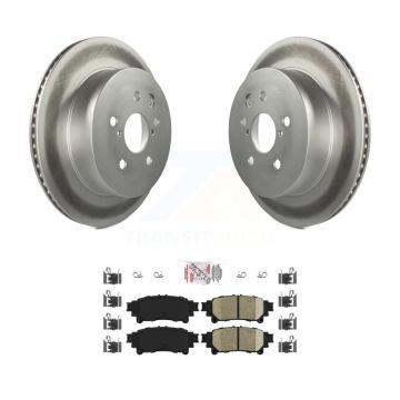 Rear Coated Disc Brake Rotors And Ceramic Pads Kit For Lexus IS350 IS250 KGA-103430