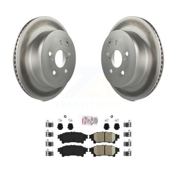 Rear Coated Disc Brake Rotors And Ceramic Pads Kit For Lexus IS350 IS250 KGA-103432