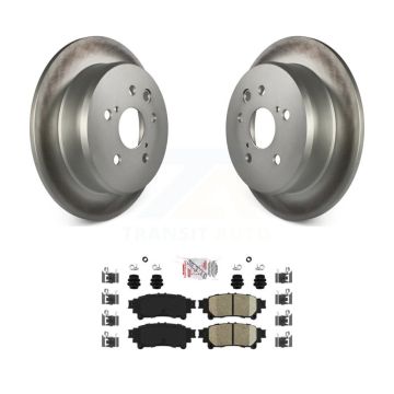 Rear Coated Disc Brake Rotors And Ceramic Pads Kit For Lexus IS250 KGA-103433