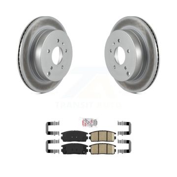 Rear Coated Brake Rotors Ceramic Pad Kit For Chevrolet Equinox Pontiac Torrent Saturn Vue KGA-103441