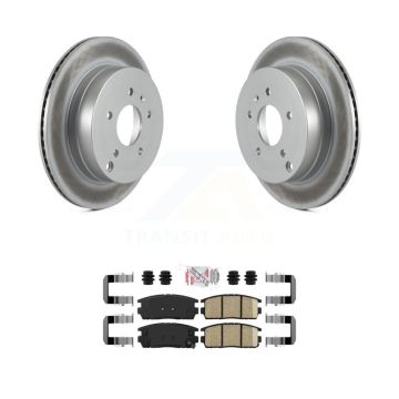 Rear Coated Brake Rotors Ceramic Pad Kit For Chevrolet Equinox Pontiac Torrent Saturn Vue KGA-103442