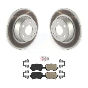 Rear Coat Brake Rotors Ceramic Pad Kit For Audi TT Quattro With 286mm Diameter Rotor KGA-103462