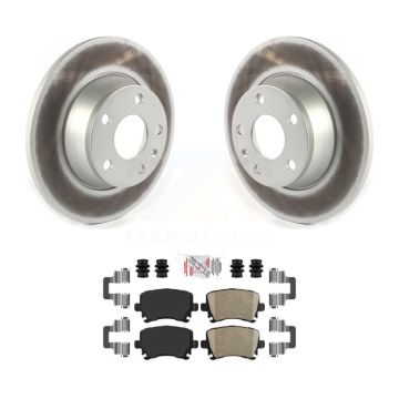 Rear Coat Brake Rotors Ceramic Pad Kit For Audi TT Quattro With 286mm Diameter Rotor KGA-103463