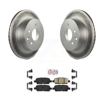 Rear Coated Disc Brake Rotor And Ceramic Pad Kit For Nissan Rogue Sport Qashqai LEAF Juke KGA-103500