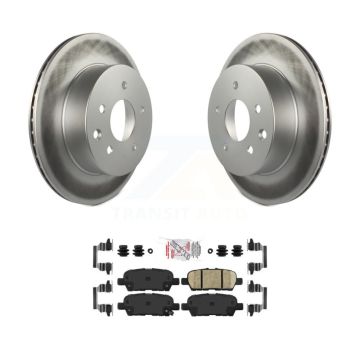 Rear Coated Disc Brake Rotor And Ceramic Pad Kit For Nissan Rogue Sport Qashqai LEAF Juke KGA-103502