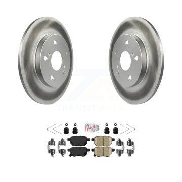 Rear Coat Brake Rotors Ceramic Pad Kit For Toyota Matrix Pontiac Vibe Corolla iM Scion xB KGA-103510