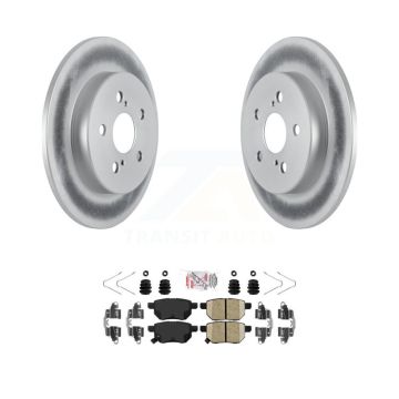 Rear Coated Brake Rotor Ceramic Pad Kit For Toyota Corolla 2.0L With Manual Parking KGA-103516