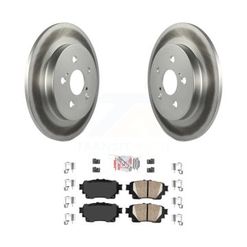 Rear Coat Brake Rotor Ceramic Pad Kit For Toyota Corolla 1.8L With Electric Parking KGA-103517