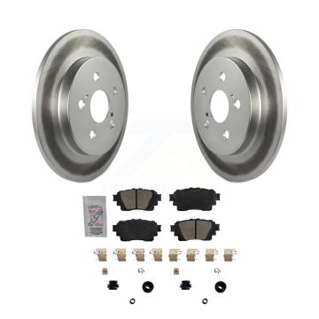 Rear Coat Brake Rotor Ceramic Pad Kit For Toyota Corolla 1.8L With Electric Parking KGA-103519