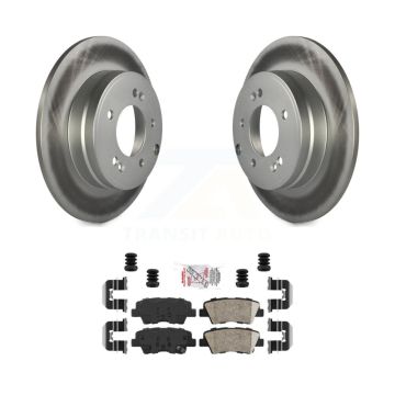 Rear Coated Disc Brake Rotors And Ceramic Pads Kit For Hyundai Sonata Kia Optima Azera KGA-103550