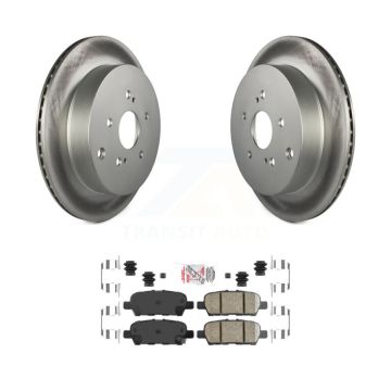 Rear Coated Disc Brake Rotors And Ceramic Pads Kit For 2009-2013 Suzuki Grand Vitara KGA-103590