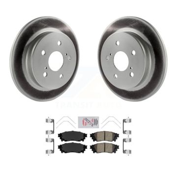 Rear Coat Disc Brake Rotor Ceramic Pad Kit For Toyota RAV4 Camry Lexus C-HR NX300 Corolla KGA-103616