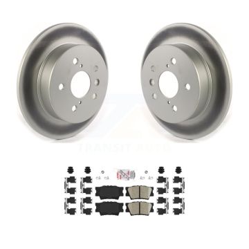 Rear Coated Disc Brake Rotors And Ceramic Pads Kit For Toyota Camry KGA-103624