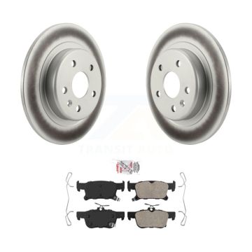 Rear Coated Brake Rotor Ceramic Pad Kit For Buick Envision With 315mm Diameter KGA-103650