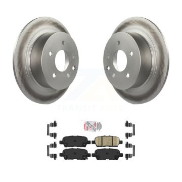 Rear Coated Disc Brake Rotors And Ceramic Pads Kit For Nissan Sentra Altima Juke KGA-103667