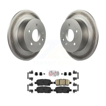 Rear Coated Disc Brake Rotors And Ceramic Pads Kit For Nissan Sentra Altima Juke KGA-103668