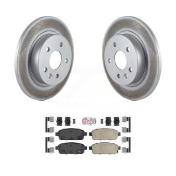 Rear Coat Brake Rotor Ceramic Pad Kit For Chevrolet Cruze Trax Buick Encore Sonic Limited KGA-103684
