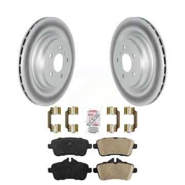 Rear Coated Brake Rotor & Ceramic Pad Kit For Mercedes-Benz ML350 GLE350 GLE43 AMG GLE400 KGA-103689