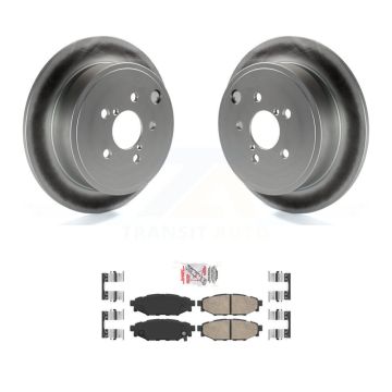 Rear Coat Brake Rotor Ceramic Pad Kit For Subaru Impreza Forester Outback Legacy BRZ FR-S KGA-103728