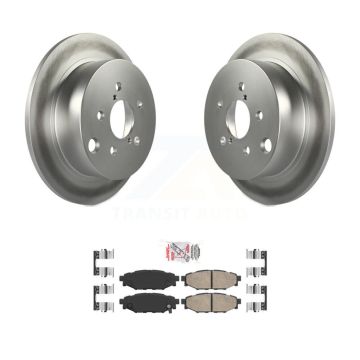 Rear Coated Disc Brake Rotor And Ceramic Pad Kit For Subaru Crosstrek Impreza Forester XV KGA-103730