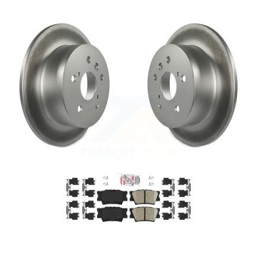 Rear Coated Disc Brake Rotor & Ceramic Pad Kit For Toyota Camry Lexus ES350 Avalon ES300h KGA-103753